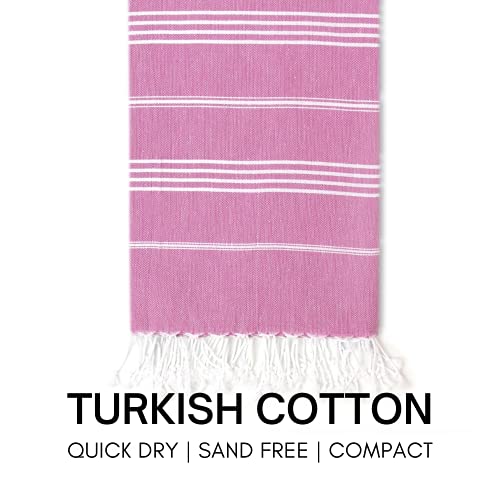 Turkish Beach Towel with Travel Bag