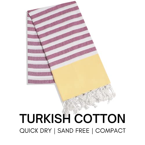 Turkish Beach Towel with Travel Bag