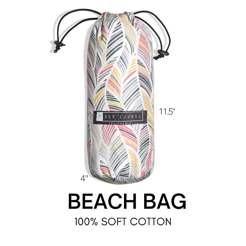 Turkish Beach Towel with Travel Bag