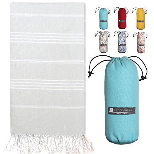 Grey with Turquoise Bag