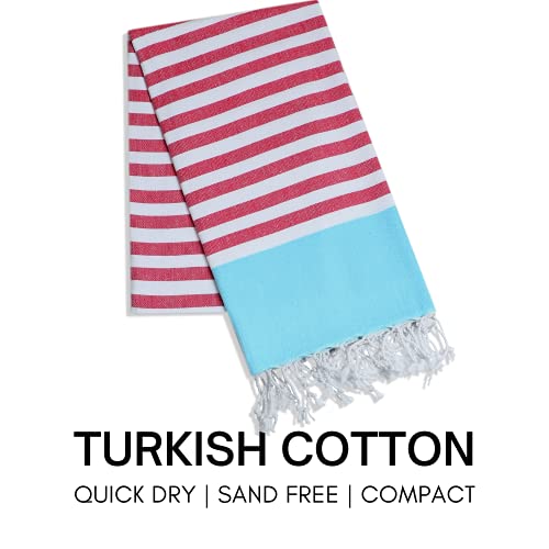 Turkish Beach Towel with Travel Bag