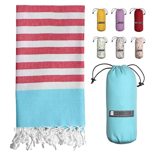 Turquoise-Red-Turquoise-Bag