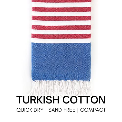 Turkish Beach Towel with Travel Bag