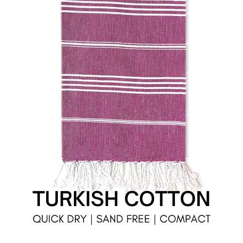 Turkish Beach Towel with Travel Bag