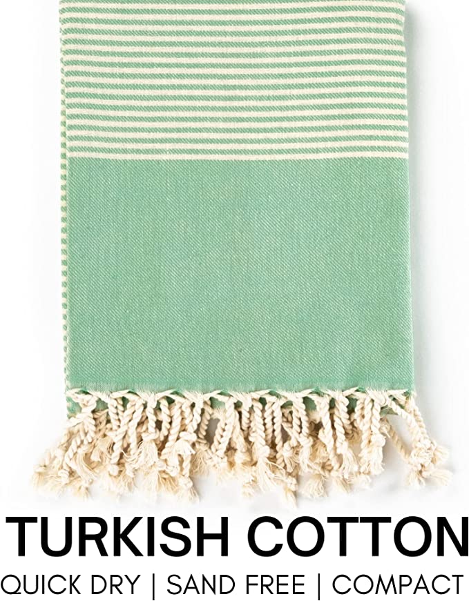 Yoga Towel with Striped Bag