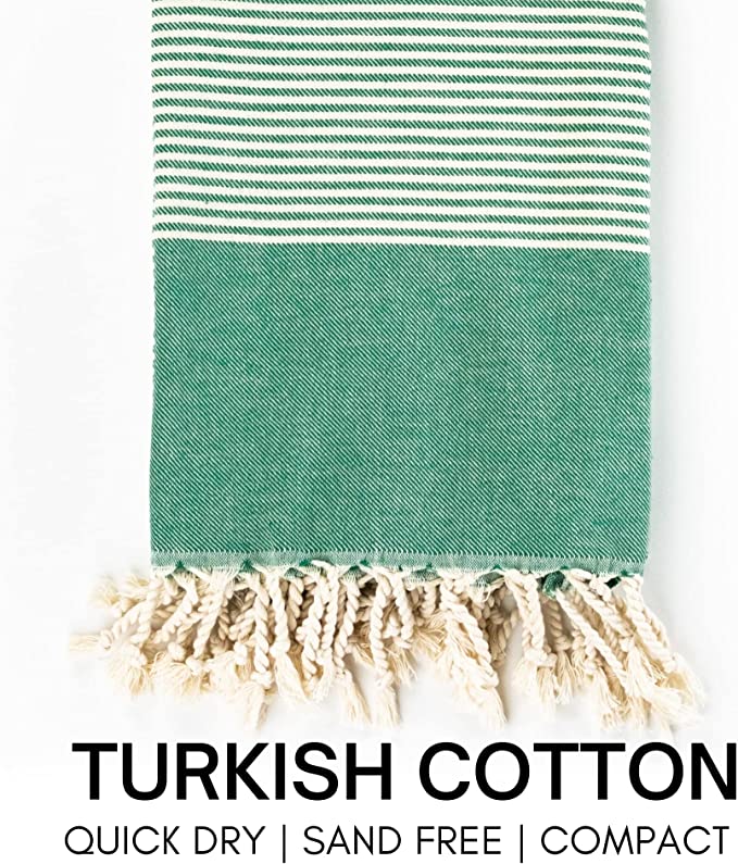 Yoga Towel with Striped Bag