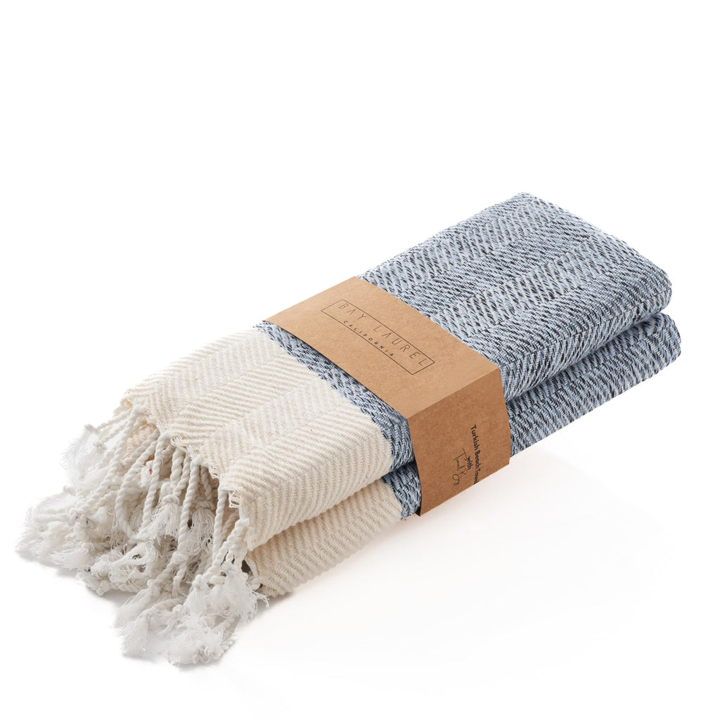 Light Blue Herringbone 16×40