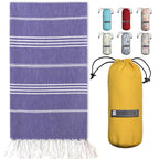Purple With Plain Yellow Bag