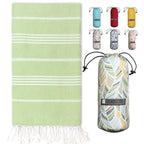 Pistachio Green With Floral Bag