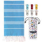 Blue With Mix White