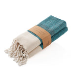 Petrol Herringbone 16×40