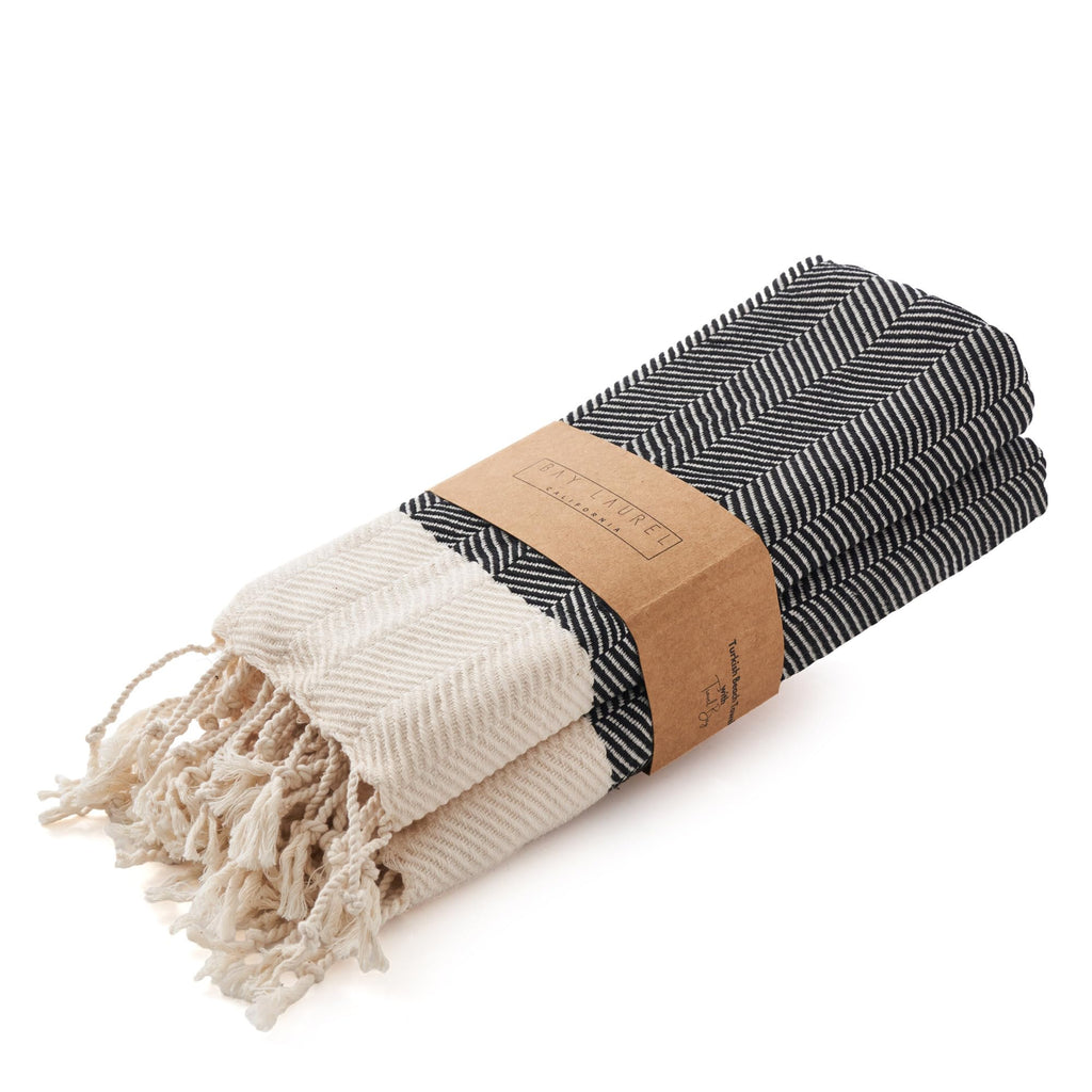 Black Herringbone 16×40