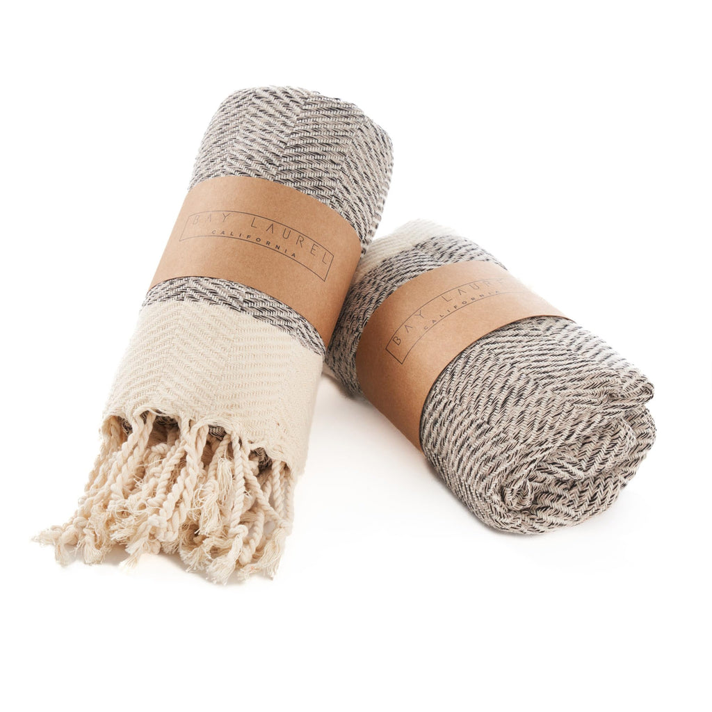 Beige Herringbone 15×26