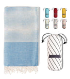 Striped Blue