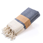 Navy Herringbone 16×40