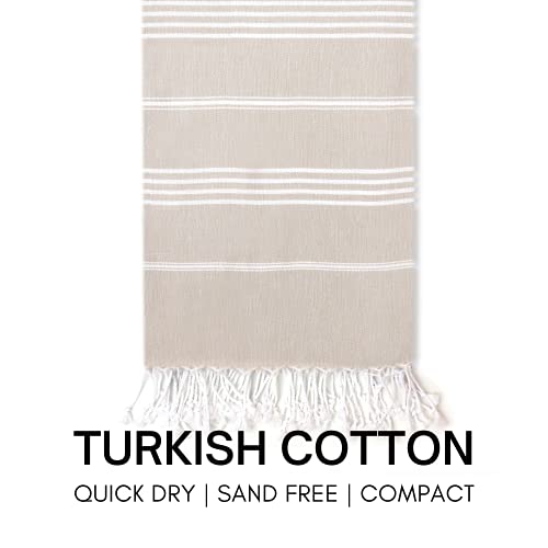 Turkish Beach Towel with Travel Bag