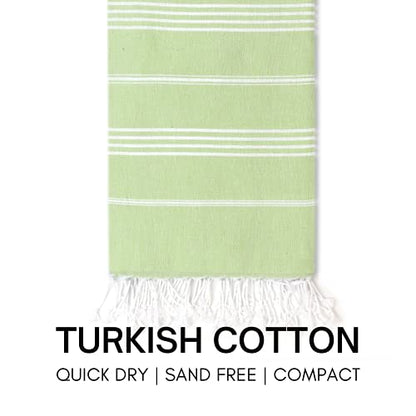 Turkish Beach Towel with Travel Bag