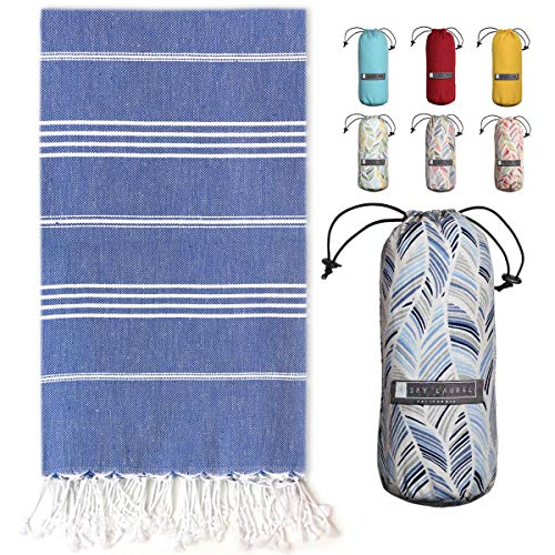 Turkish Beach Towel with Travel Bag